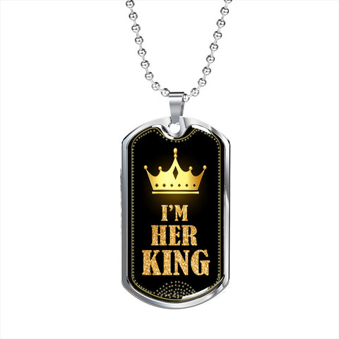 Her King Luxury Dog Tag